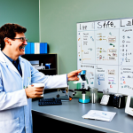 Physics Lab - Coffee Break**

"A brightly lit physics laboratory, filled with scientific equipment and cluttered desks. In the foreground, a fully clothed scientist in a lab coat is laughing with a colleague while holding a steaming mug of coffee (safe for work, appropriate content). The scene captures the collaborative and somewhat chaotic nature of scientific research. Background details include whiteboards filled with equations and various pieces of lab equipment. Perfect anatomy, correct proportions, natural pose, well-formed hands, proper finger count, natural body proportions, professional setting, modest clothing, family-friendly."

**