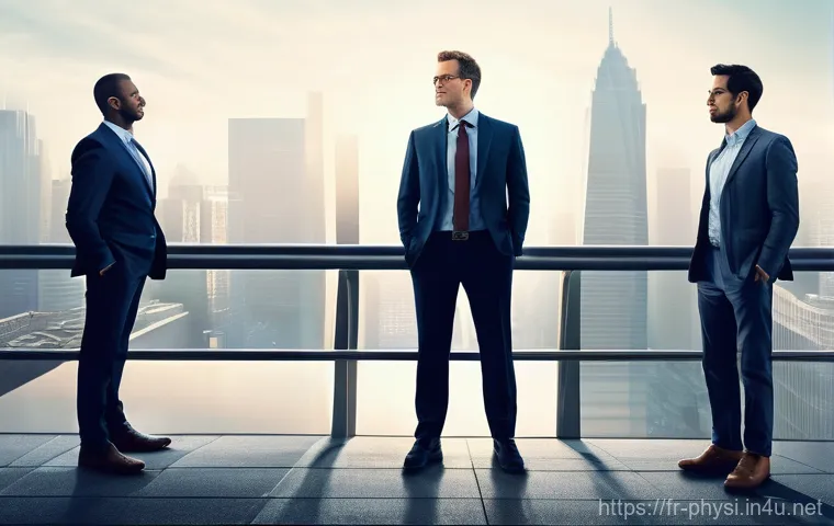 물리학과 리더십 개발 - **Prompt:** A dynamic, visually striking image representing the "Law of Inertia" in leadership. A di...