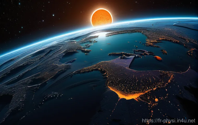 물리학과 천문학의 연결점 - Stellar Cycles: Birth, Life, and Echoes**

A dramatic, high-contrast space art illustration showcasi...