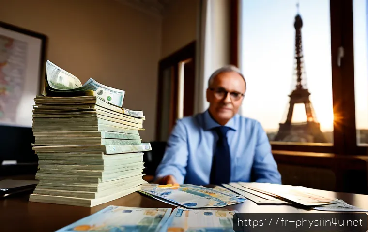 물리학자 연봉의 지역별 차이 - Photorealistic editorial scene illustrating regional salary differences for physicists in France: a ...